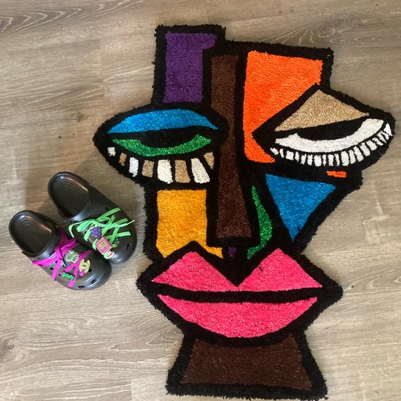 Custom Abstract Art Rug - Picture 3 of 3